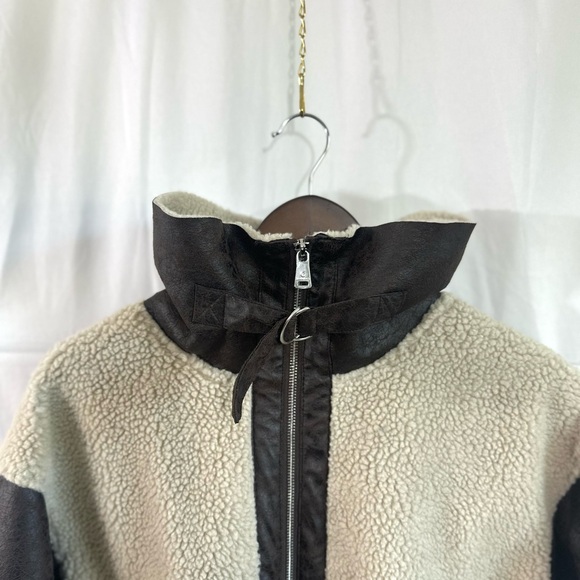 BERNIE Sherpa Aviator Bomber Jacket (M) - Picture 9 of 10